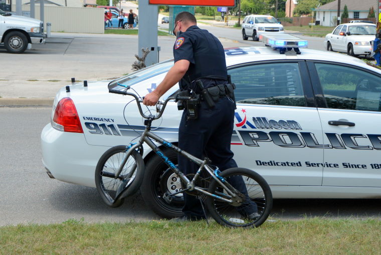Bike and auto accident